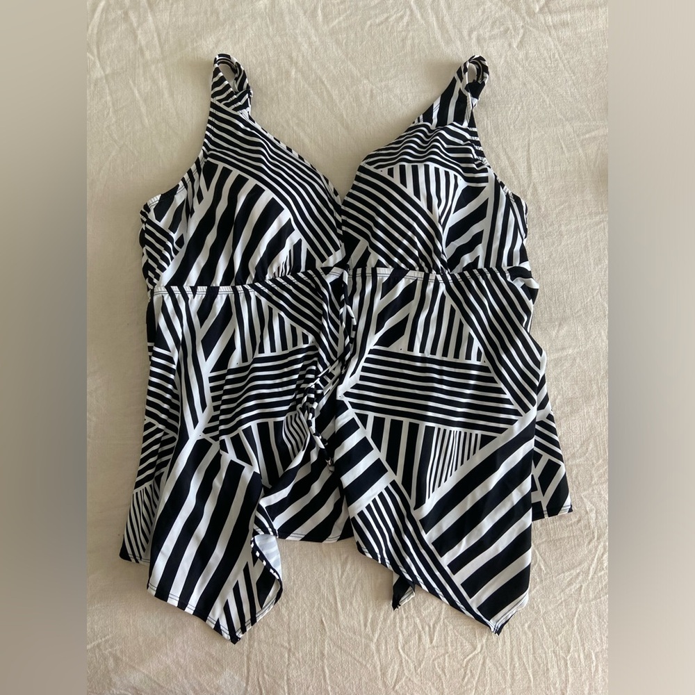 Plus size tankini top